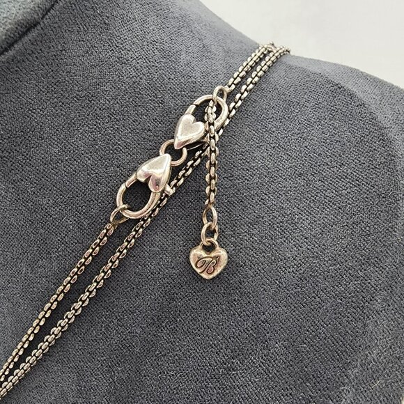 Brighton Crystal Voyage Blue Crystal Hues Teardrop Convertible Pendant Necklace - Picture 4 of 7